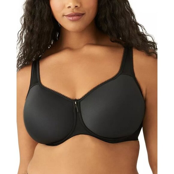 NEW Wacoal Womens 34G Black Lightweight Breathable T Shirt Bra 853192 - Picture 1 of 11